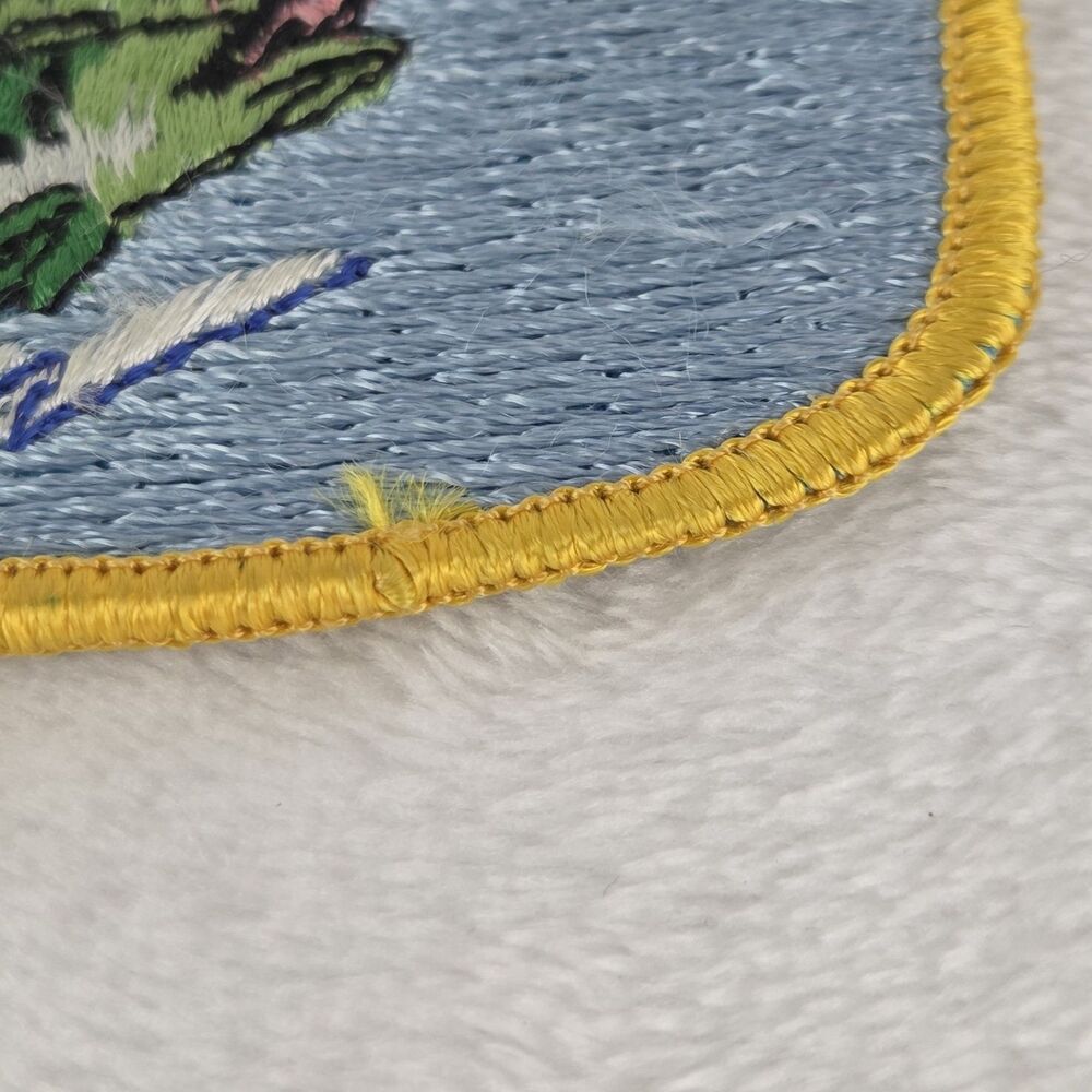 Vintage BASS Bass Anglers Sportsman Society Fishing Patch 3.5 Inch - Picture 2 of 5